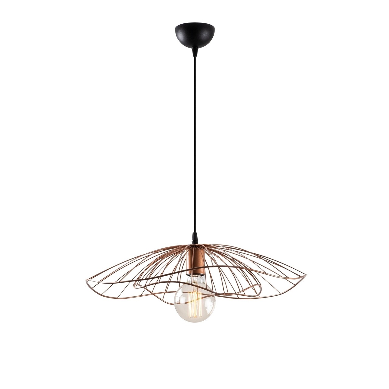 Lustra Tel - 6501, Opviq, 50 x 111 cm, 1 x E27, 40W, cupru - imagine 7